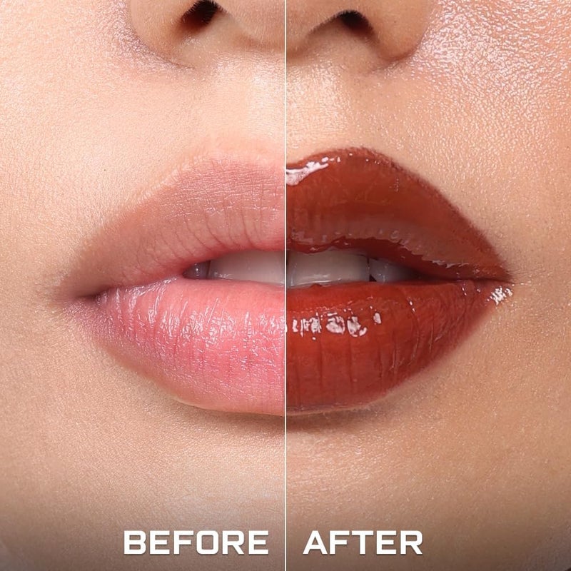 Kiro Ceramide Drip Tinted Lip Glaze - Choco Melt, 2g | Hydrating Gloss Balm with Ceramides & Squalane | High-Glaze Finish, Nourishing & Vegan Lip Care - Image 2