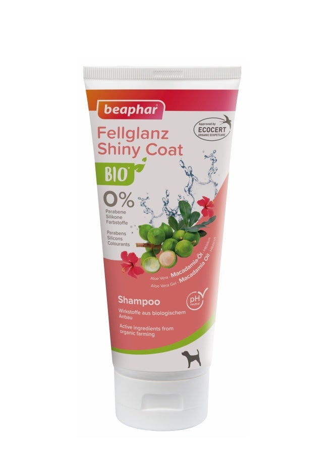 beaphar Bio Cosmetic Shiny Coat Dog Shampoo - 200ML