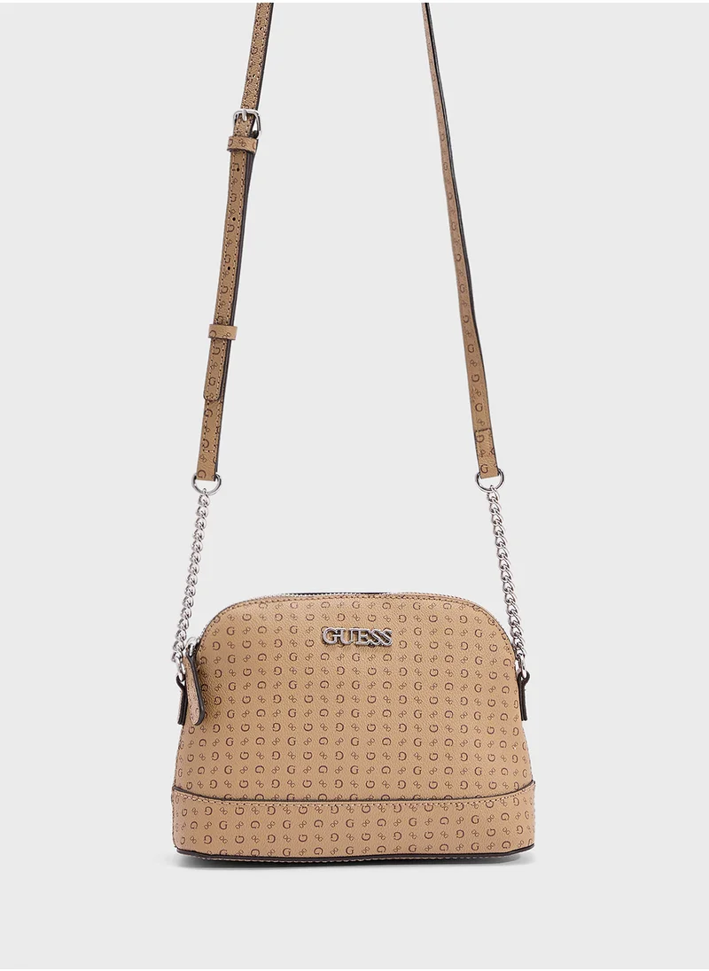 GUESS Tidewood Mini Top Zip Crossbody