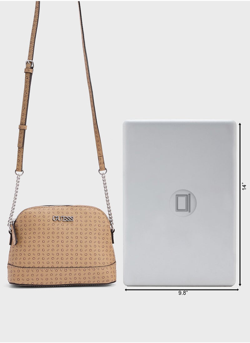GUESS - Tidewood Mini Top Zip Crossbody - Image 1