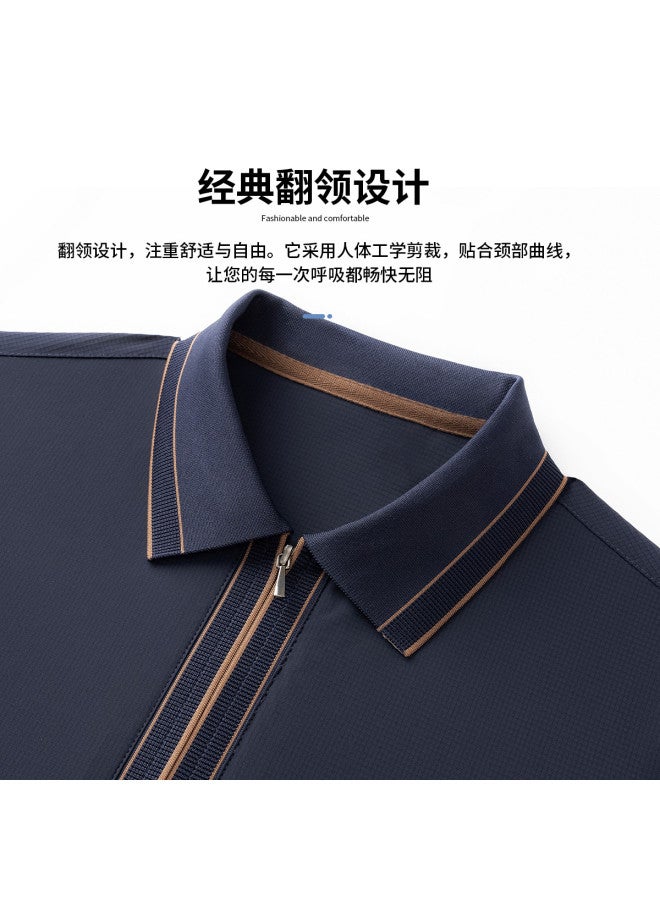 FOLUNSI men's Short Sleeve Summer Outfit With Thin Pants - Breathable Men's Matching Set - Image 5