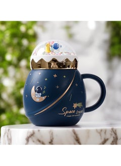 Fearlex Astronaut Ceramic Mug for Coffee, Tea and Milk | Porcelain Mug with Lid, Spoon and Gift box | Luxury Style Cup Gift for all Glorious Events, Kitchen and Home Decor  - Image 5
