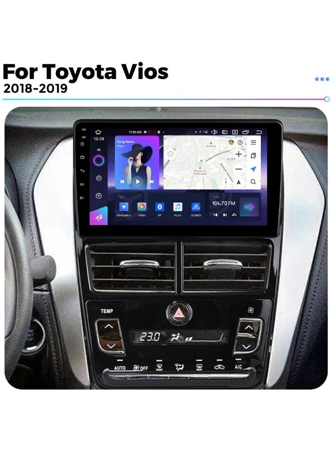 Vierex Fit Toyota Yaris Car Stereo Android Screen 2018-2022 With Apple Carplay Android Auto Wireless WiFi DSP AHD Camera Included Fast Interface QLED Auto AC (8+128GB Carplay) - Image 2