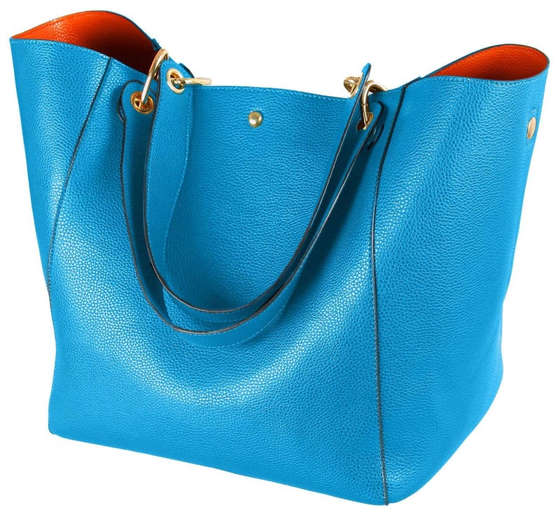 sqlp Large Work Tote Bag for Women Designer Purses and Handbags Big Bucket bags Ladies Travel Crossbody Purse sky blue - Image 1