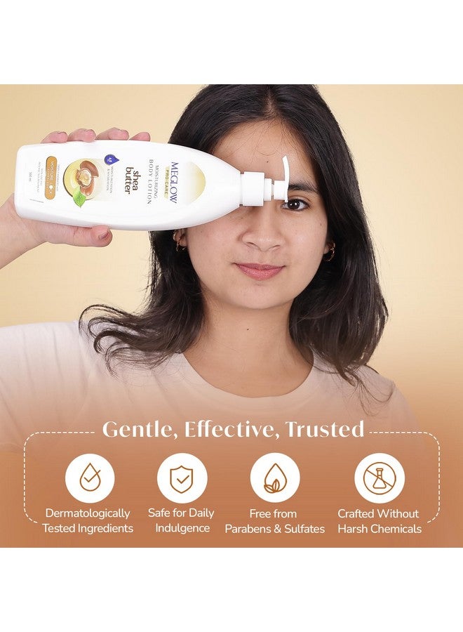 Meglow Combo of Aloe Vera Moisturizing Cold Cream Moisturizer Cream with SPF 15 Protection & Shea Butter - Body Lotion Best Moisturizer for dry skin - Image 2