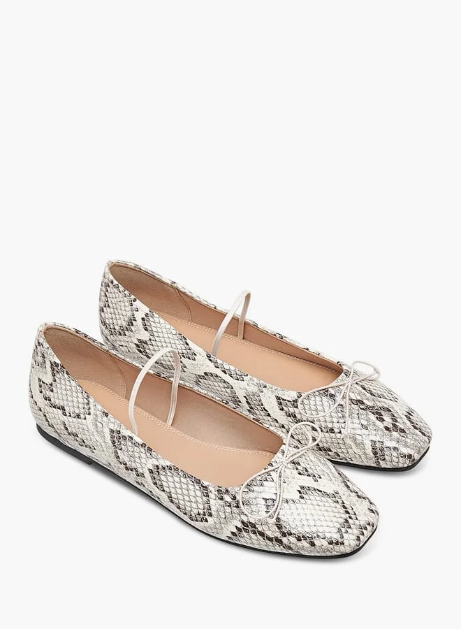 Celeste Womens Ballerina Flats With Slip On Closure