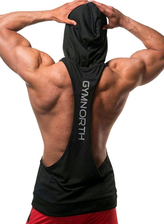 NIBEMINENT Hooded Neck Training Vest Black  - Image 2