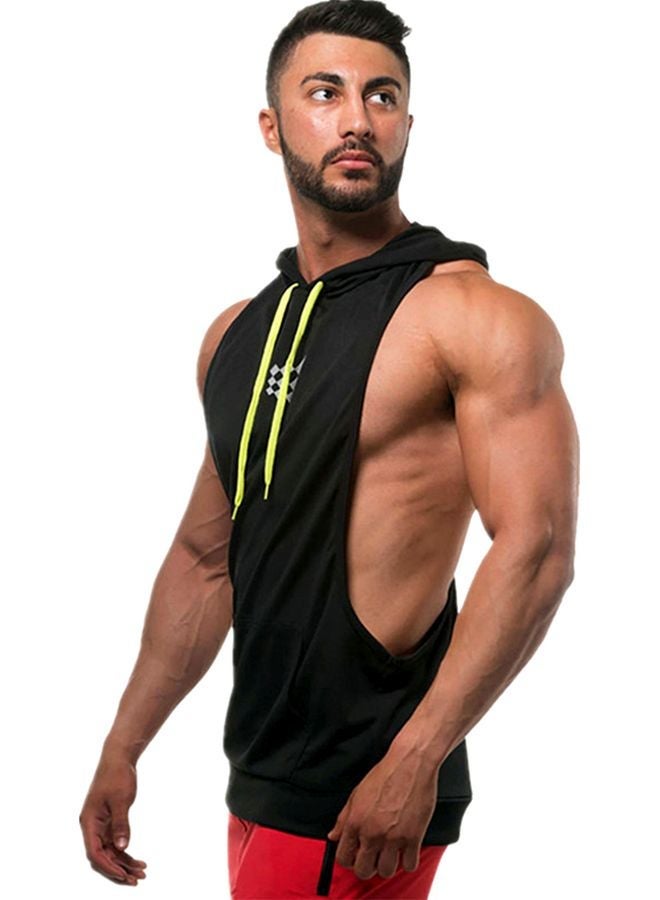 NIBEMINENT Hooded Neck Training Vest Black  - Image 4