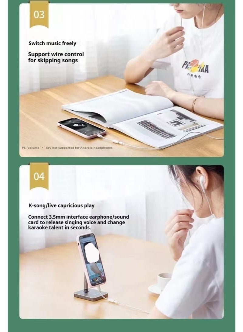 كابل تحويل صوت الهاتف المحمول من نوع C 3.5 مم كابل نقل الصوت الأم عالي الجودة ومتين - اللون: أبيض تناظري (واجهة من النوع C) - Image 5