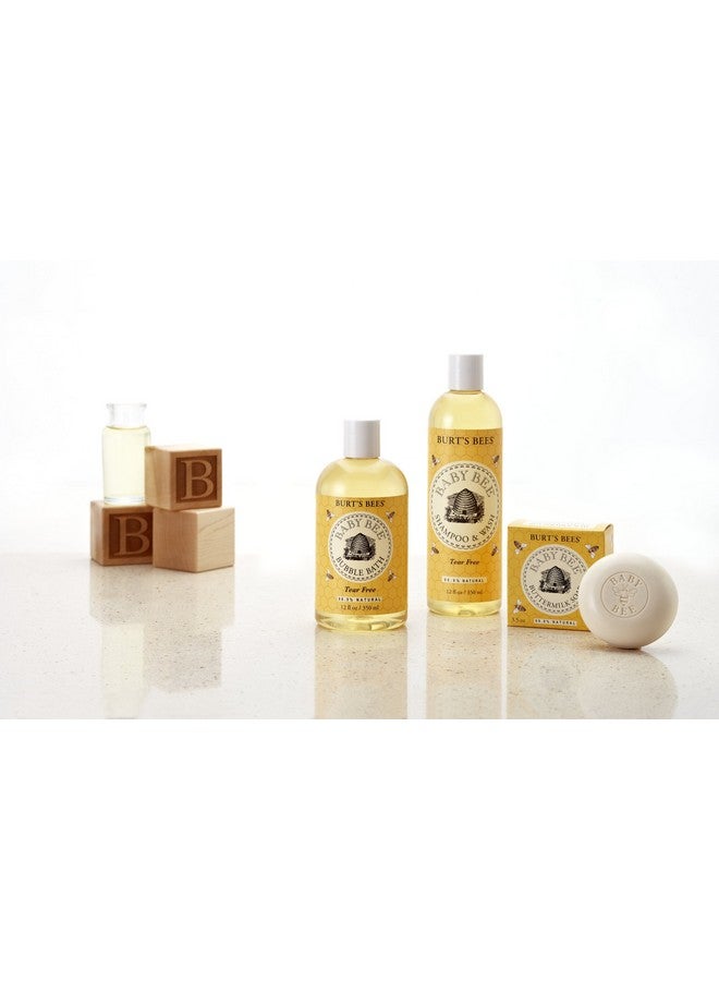 بيرتس بيز حمام فقاعات بيبي بي من بيرتس بيز، زجاجتان سعة 12 أونصة (عبوة من قطعتين) - Image 1