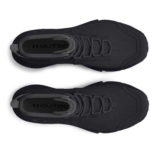 Under Armour Men's Charged Valsetz Mid, (001) Black/Black/Jet Gray, 13, US - Image 3