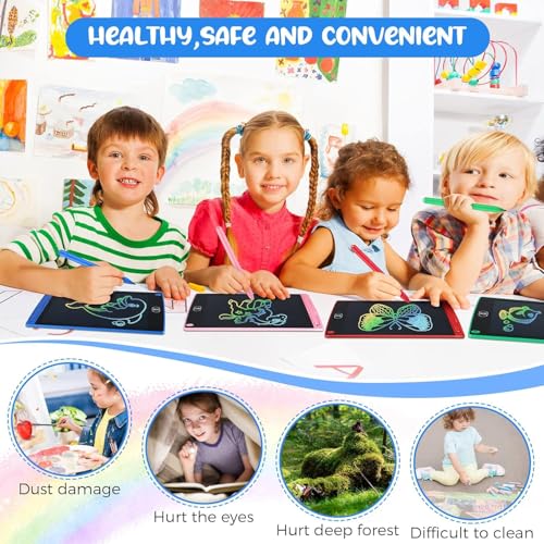 Sillyme 12pc Return Gifts Birthday Party for Kids - LCD Writing Tablet for Kid - Return Gift for Kids Birthday Age 6-10 10-12 Years - 8.5 inch Writing Board Tablet - Image 5