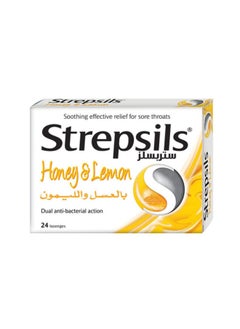 Strepsils Honey & Lemon – 24 Lozenges - 3 packs 