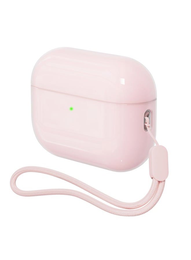 DamonLight Case for AirPods Pro 3 Never-Sretch-Out DamonLight Shock-Proof Protective Semi Hard Silicone Case Compatible with Apple Airpods Pro 3rd Generation (Pink) - Image 1