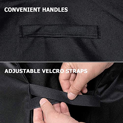 iCOVER Small Grill Cover 30 Inch, 600D Weatherproof BBQ Covers, Waterproof Outdoor Heavy Duty Protection for Gas Grills Smoker, Two Burner BBQ - Image 2