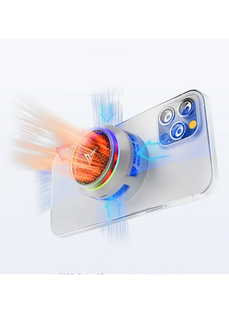 فلاي ديجي مبرد الهاتف المغناطيسي Flydigi B8X RGB، فائق الهدوء، شحن سريع 30 وات، تحكم ذكي بالتطبيق - Image 3