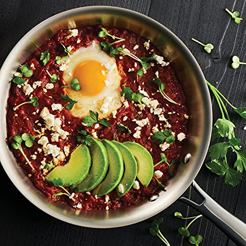 Tramontina Signature Tri-Ply Clad Stainless Steel 8-Inch Small Frying Pan, Induction-Ready Skillet, Dishwasher-Safe, NSF-Certified, Made in Brazil - Image 3