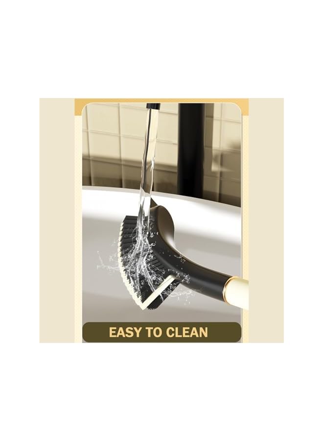 PROMASS Crevice Cleaning Brush, 2Pcs Gap Cleaning Brush Bathroom Brush Cleaner Tool, Grout Cleaner Brush Bathroom Hard Bristle Crevice Cleaning Brush Kitchen Corner Cleaning Brush Cleaning Scrub Brush - Image 5