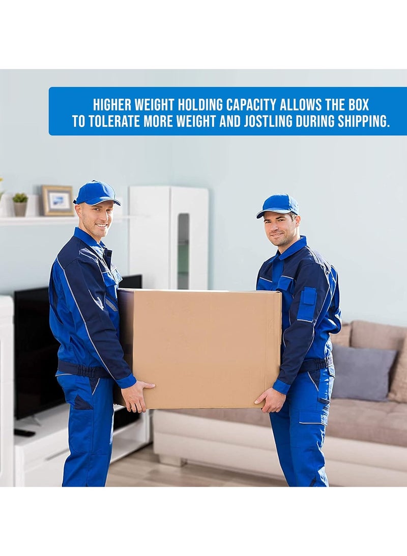 Hi Care Hi-Care Corrugated Cardboard Box 45x45x45cm 5ply Pack of 5 Pcs Carton Box For Moving, Packing, Shipping & Storage Cargo Boxes Storage Boxes Moving Box - Image 5