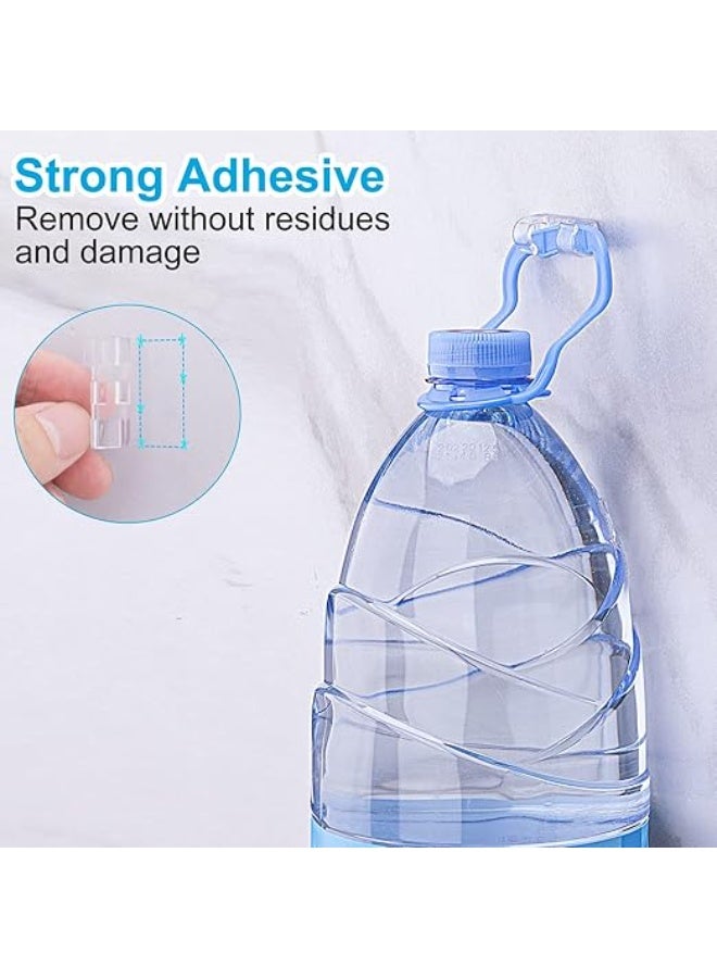 Adhesive Cable Clips Clear (40PCS, M), Upgraded Wire Holders for Wall, Strong Cord Organizer Under Desk, Car, PC, Christmas Light Indoor/Outdoor - Image 2