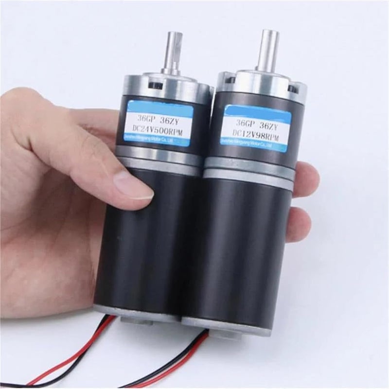 High Torque Low Noise 12V 24V DC Planetary Geared Motor 11RPM 12V 6MM Size Adjustable Speed - Image 4