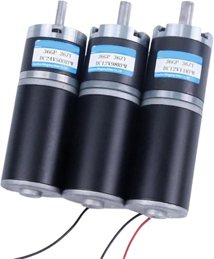 High Torque Low Noise 12V 24V DC Planetary Geared Motor 11RPM 12V 6MM Size Adjustable Speed - Image 2