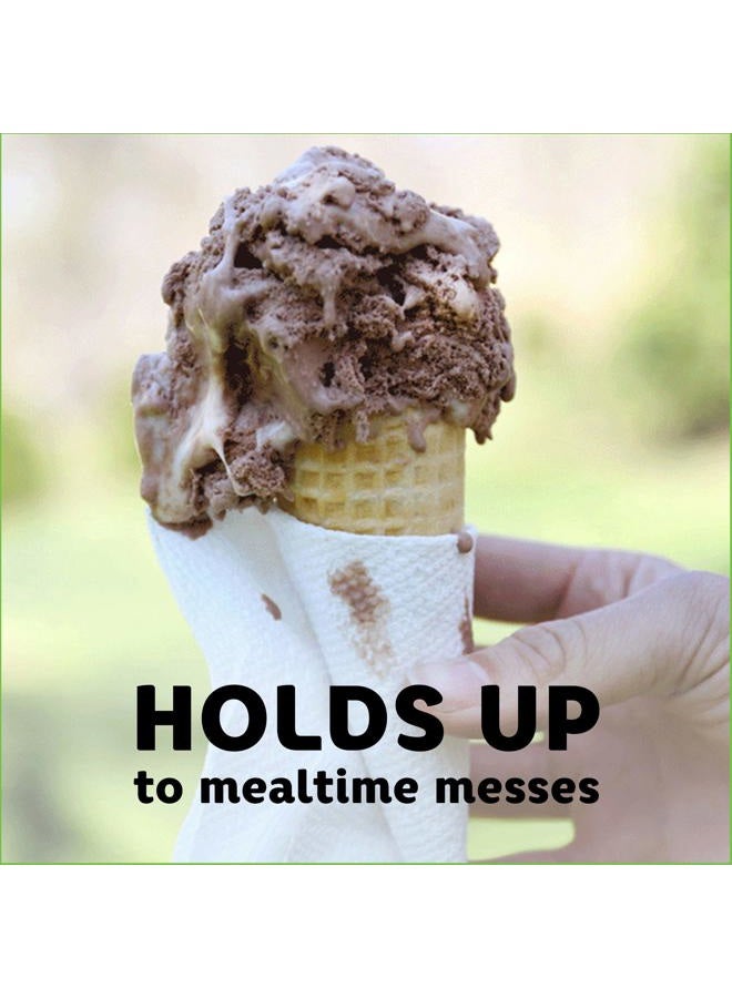 Bounty Quilted Napkins, 1-Ply, 12.1In X 12In, 100/PK, White - Image 5