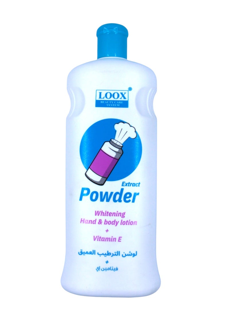 لوكس بيوتي كير سستم  - لوشن بودرة لتبييض اليدين والجسم 600 مل - Image 1