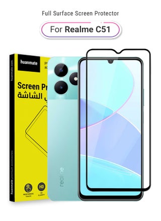 Edge to Edge Full Surface Screen Protector For Realme C51 Black/Clear - pzsku/Z7EDB0140F656017ACDD3Z/45/_/1697048606/2e2936c3-f240-4e33-b3c9-372d2d5e1afc