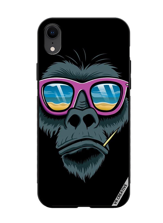VR CREATIVE Protective Case Cover For Apple iPhone XR Dope Gorilla Design Multicolour - Image 1