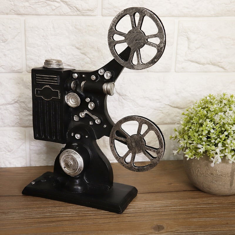 Vintage Resin Movie Film Projector Model Figurine Figure Props Home Decor - Image 3