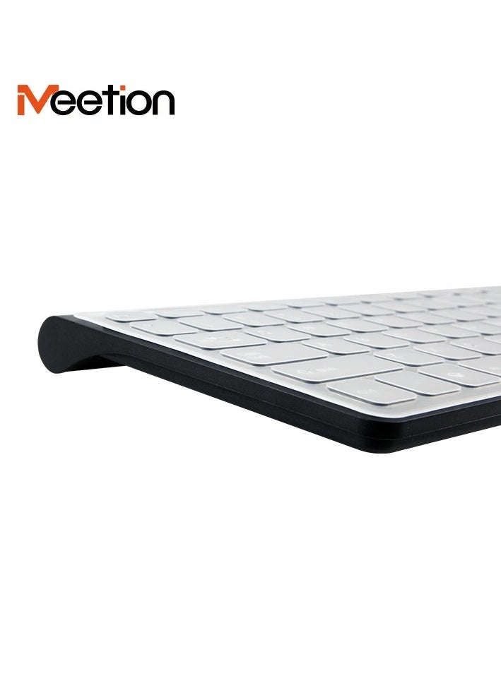 Meetion MEETION MINI OFFICE KEYBOARD K400 Small and portable High-quality membrane keyboard Comfortable, quiet, and precise keystroke (Black)  - Image 4