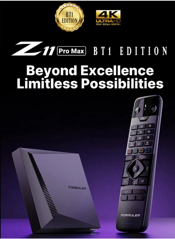 FORMULER - Formuler TV Media Player Z11 Pro Max BT 1 Edition 4GB/32GB - Image 1