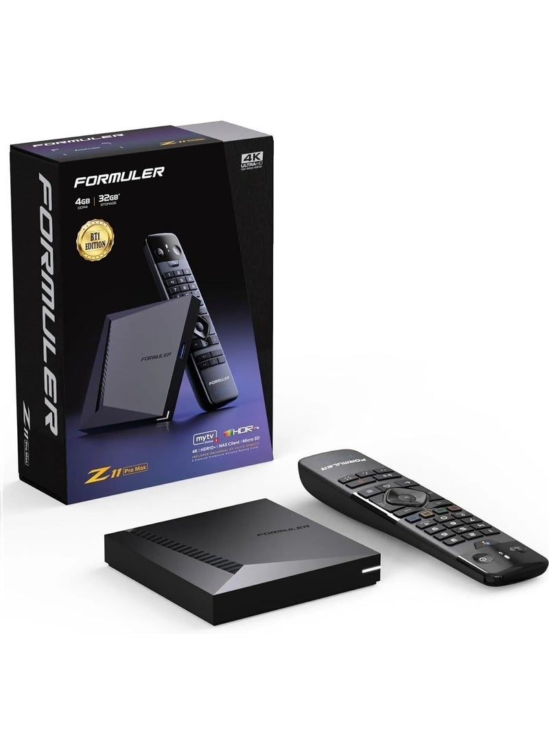 FORMULER - Formuler TV Media Player Z11 Pro Max BT 1 Edition 4GB/32GB - Image 1