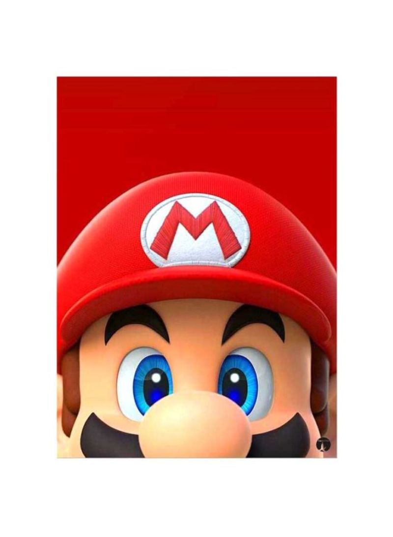 RKN Super Mario Printed Mousepad Red/Beige/Black
