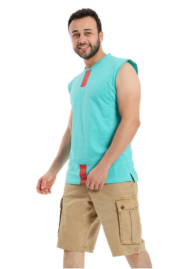 WHITE RABBIT - White Rabbit Red Neck & Waist Prined Detail Sleeveless - Image 1