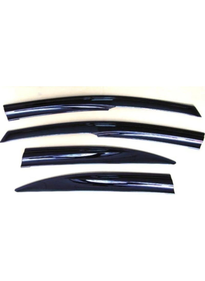 İtibar - Fiat Linea Windshield Spoiler Mugen Set of 4 Front Rear - Image 1