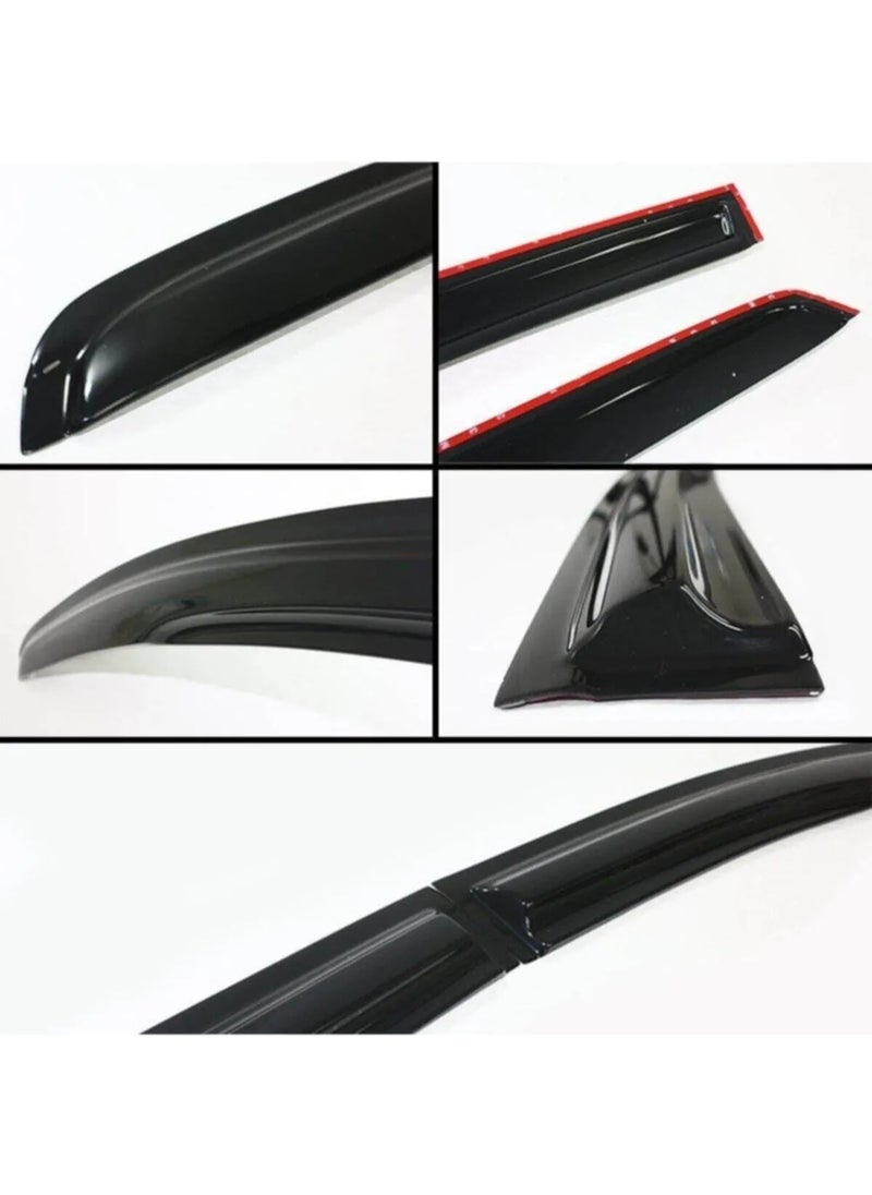 İtibar - Fiat Linea Windshield Spoiler Mugen Set of 4 Front Rear - Image 1