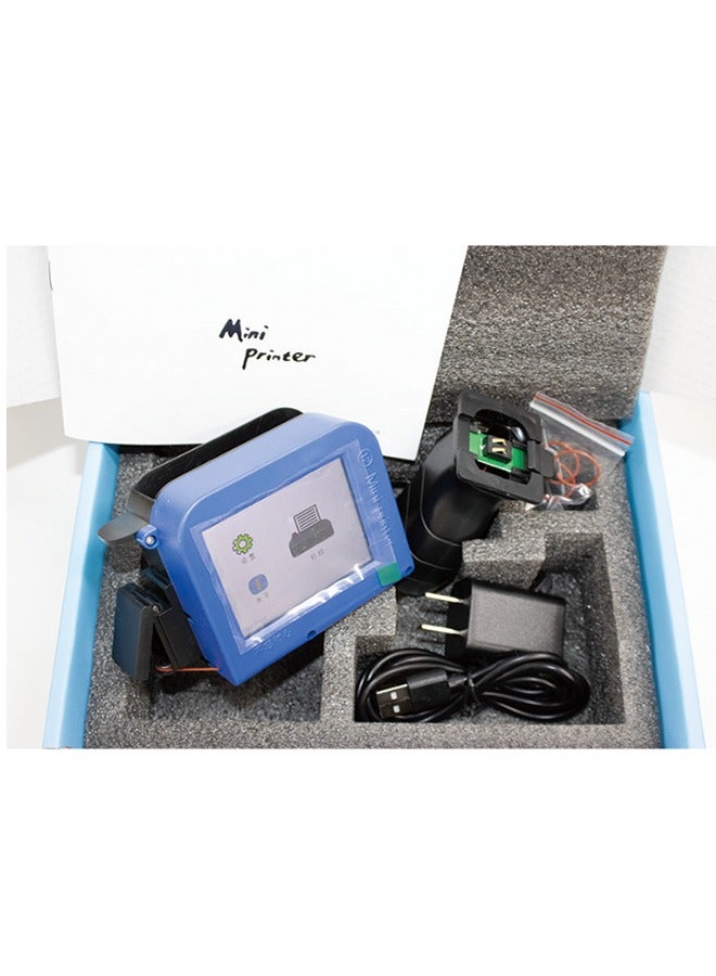 Mini Handheld Printer (Non-WIFI) + Original Quick-Dry Black Ink Cartridge - Prints Time, Text, QR Codes - Image 5