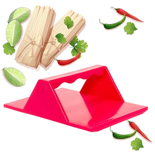 Mindful Design Tamales Masa Spreaders - Kitchen Utensils - Easy Grip Ergonomic Handle by Mindful Design (1 Pack, Red) - Image 1