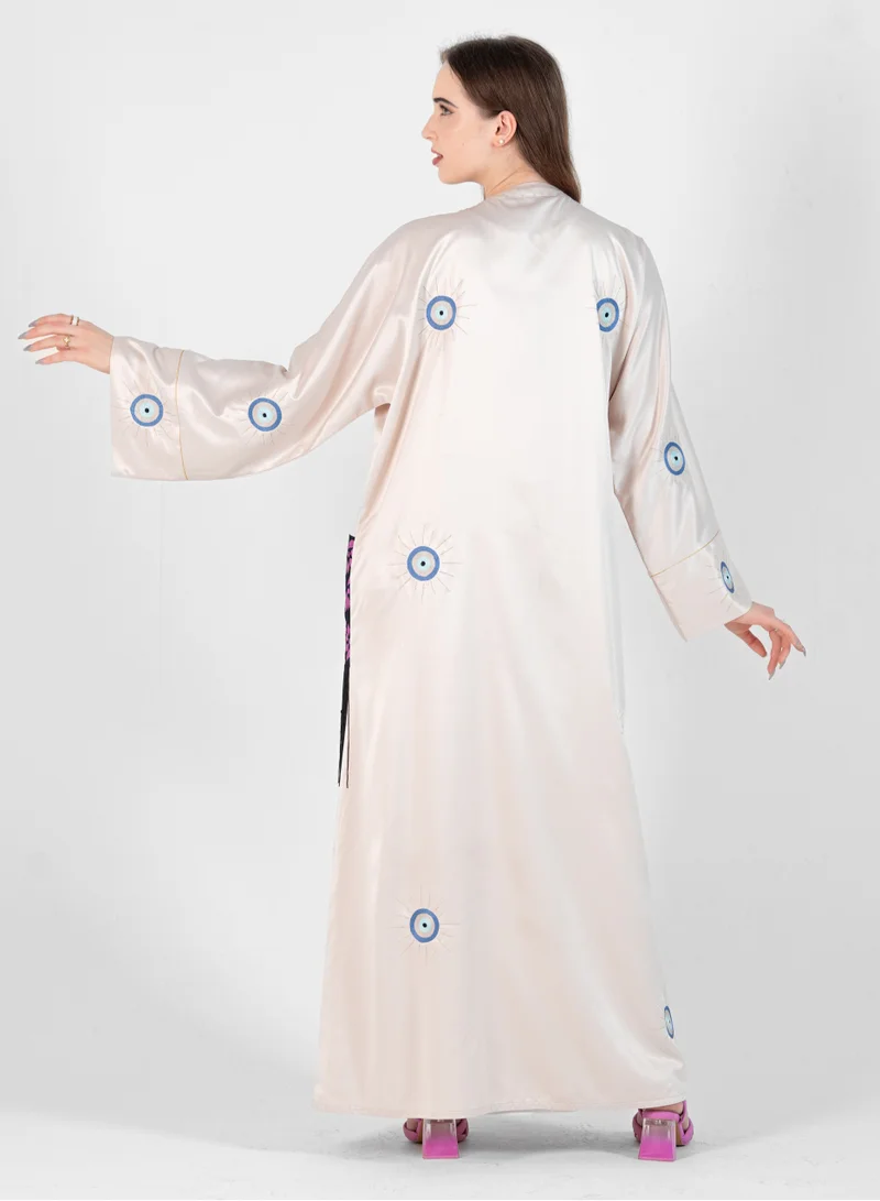 Rosette Abaya Stylish Bisht design