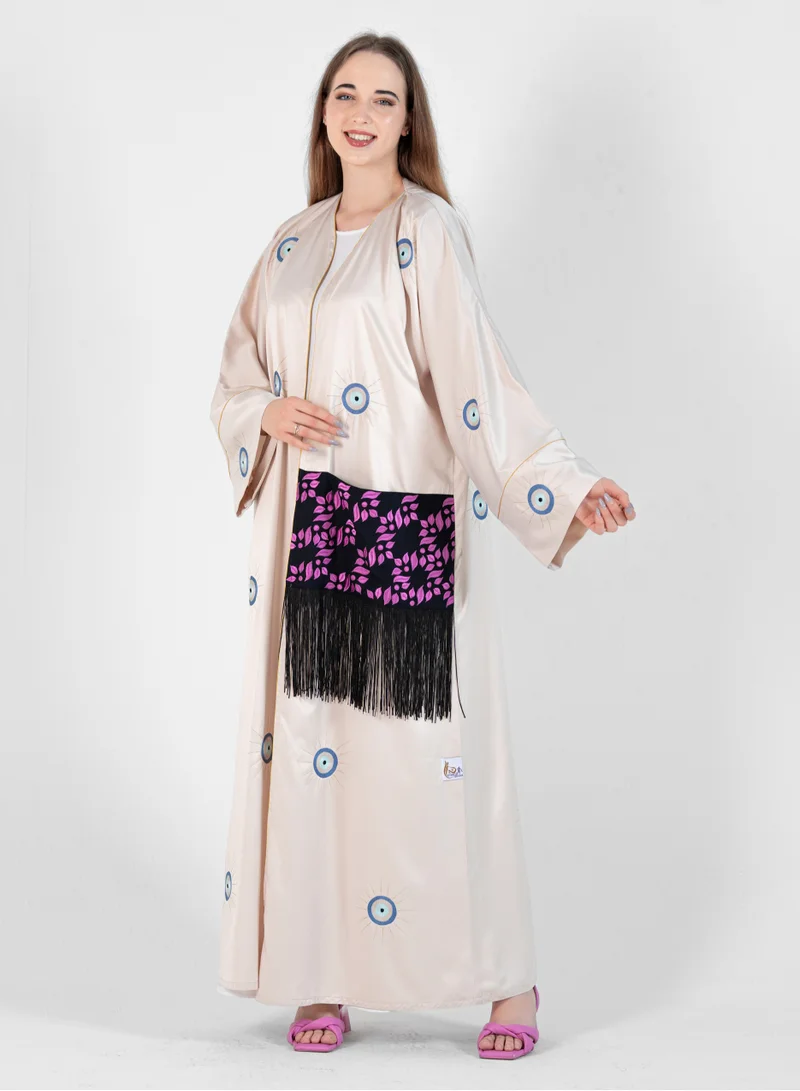 Rosette Abaya Stylish Bisht design