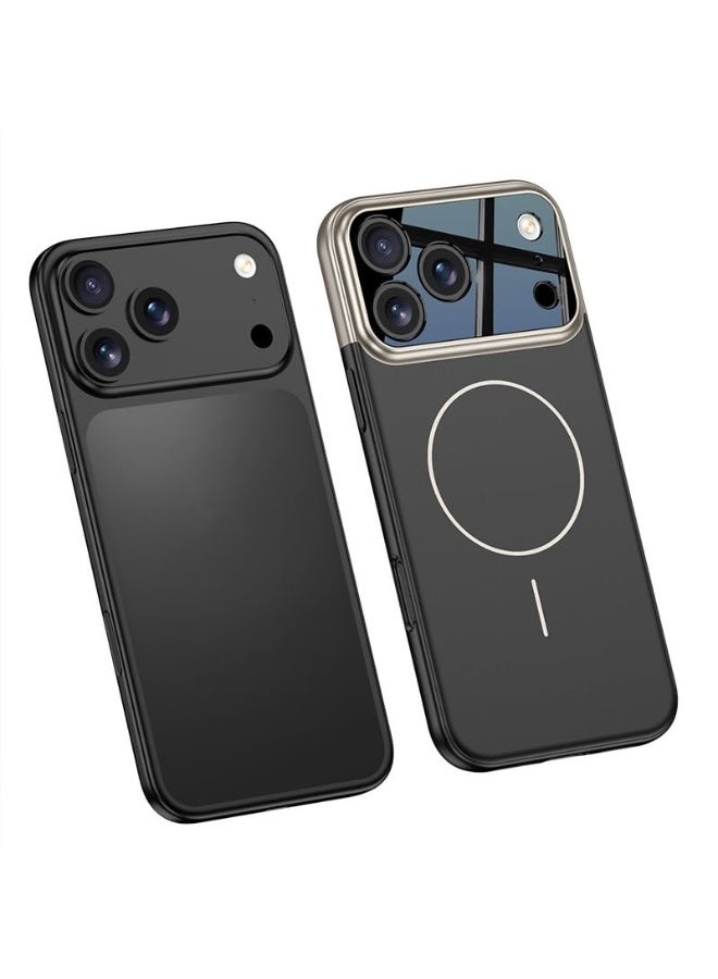 general Magnetic Case Compatible with iPhone 17 Pro Max Case, 2-in-1 Ultra-thin Frosted Hard PC Shell Camera Lens Protection Shockproof Cover Support Wireless Charging - Image 3