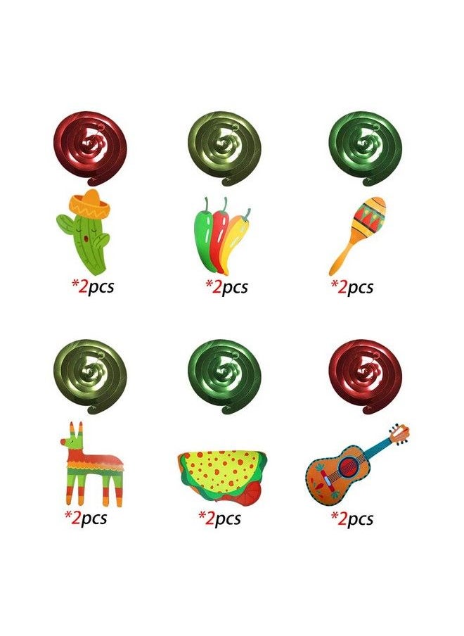 Wishlife 30Ct Mexican Hanging Swirl Decorations,Mexican Themed,Cinco De Mayo,Fiesta,Taco Twosday Party Suppliesfor Girls,Boys,Kids Home,Classroom,Baby Shower  - Image 3