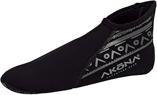 Akona Akona AKONA 2mm Low Top Neoprene Snorkeling/Dive Sock with Printed Traction pad, Size: 12  - Image 1