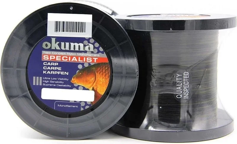 أوكوما Carp (Sazan) 1200MT Coil Camou Fishing Line 0.405MM
