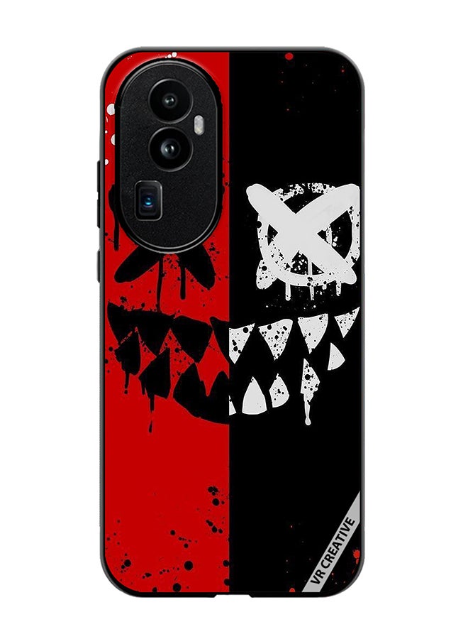 VR CREATIVE Protective Case Cover For Oppo Reno 10 Pro Plus Neon Square Design Multicolour - Image 1