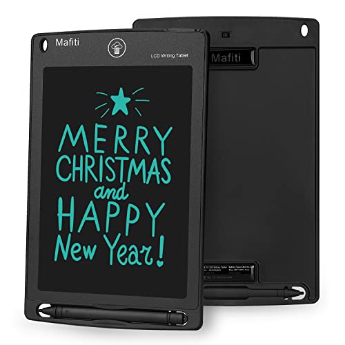 Mafiti LCD Writing Tablet 85 Inch Electronic Writing Drawing Pad Portable Doodle Board Gifts for Kids Office Memo Home Whiteboard Black - Image 1