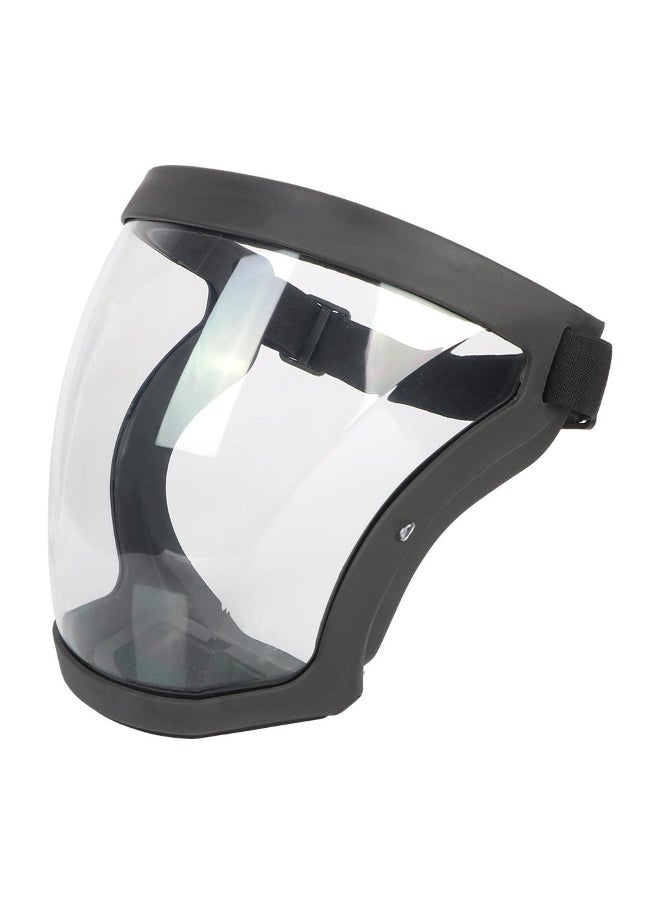 Protection Face Cover With Filters Transparent Facial Shield Oil-splash Proof Mask Motorcycle Bicycle Cycling Dusting Mask Full Face Shield  - Image 5