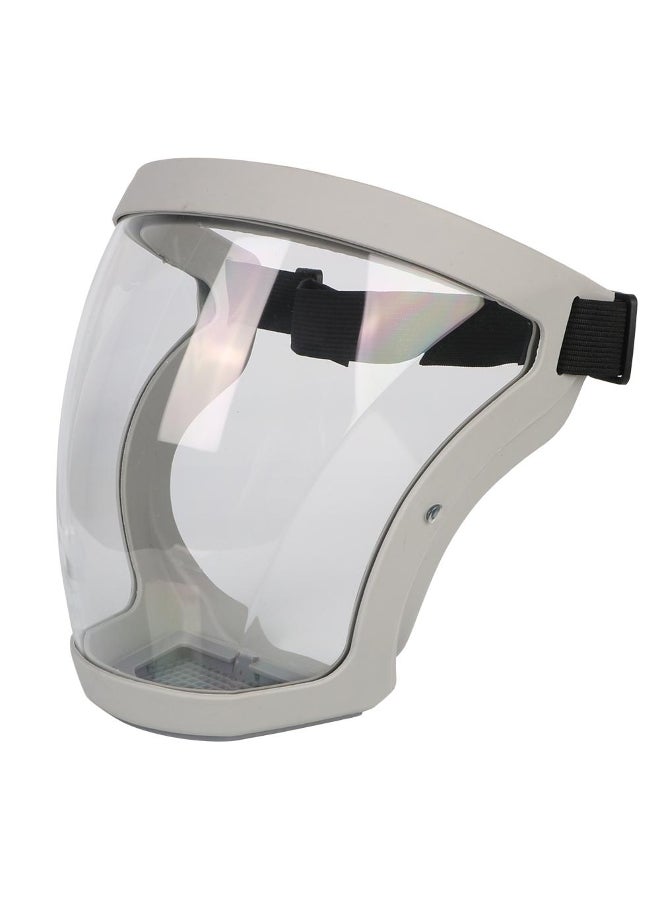 Protection Face Cover With Filters Transparent Facial Shield Oil-splash Proof Mask Motorcycle Bicycle Cycling Dusting Mask Full Face Shield  - Image 2